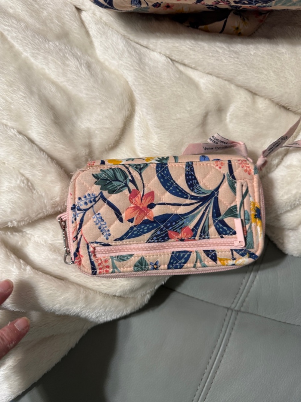 Vera Bradley floral Quilted Crossbody and Wallet Set - Pink Floral - Picture 5 of 10
